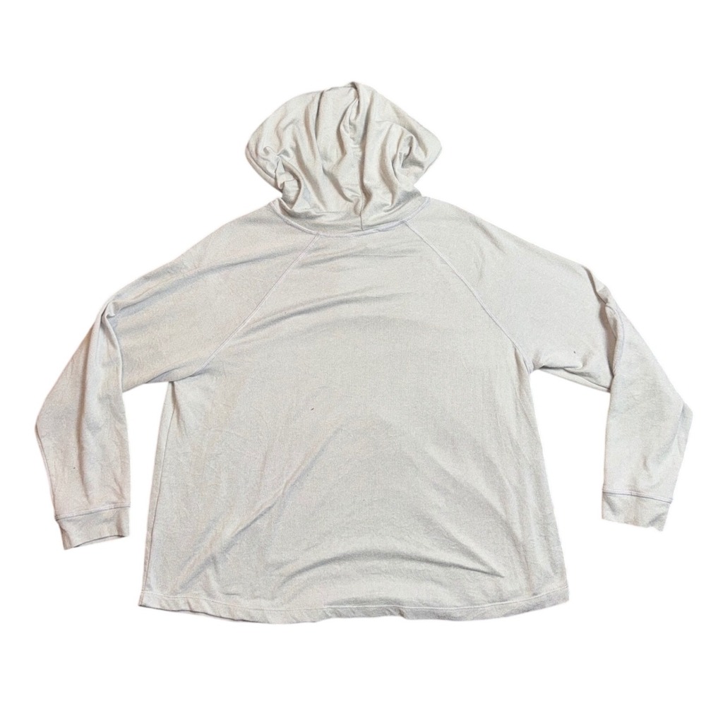 Koolaburra by UGG Womens XXL Light Blue‎ Heathered Elbow Patch Hoodie KB8724115 - Picture 2 of 11